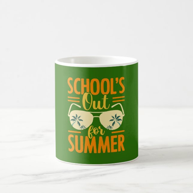 Caneca de Café Fim das Aulas para o Verão (Centro)
