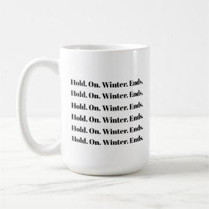 Caneca De Café Fim de inverno