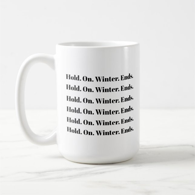 Caneca De Café Fim de inverno (Esquerda)
