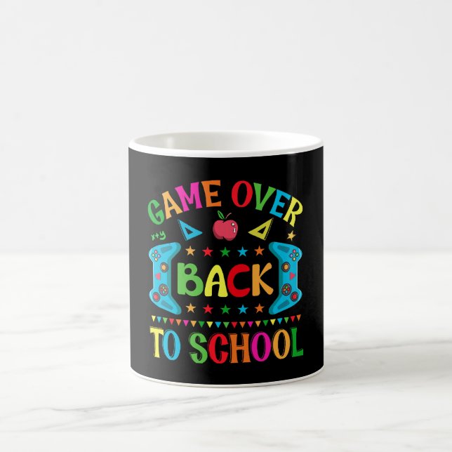 Caneca De Café Fim de jogo De volta à escola (Centro)