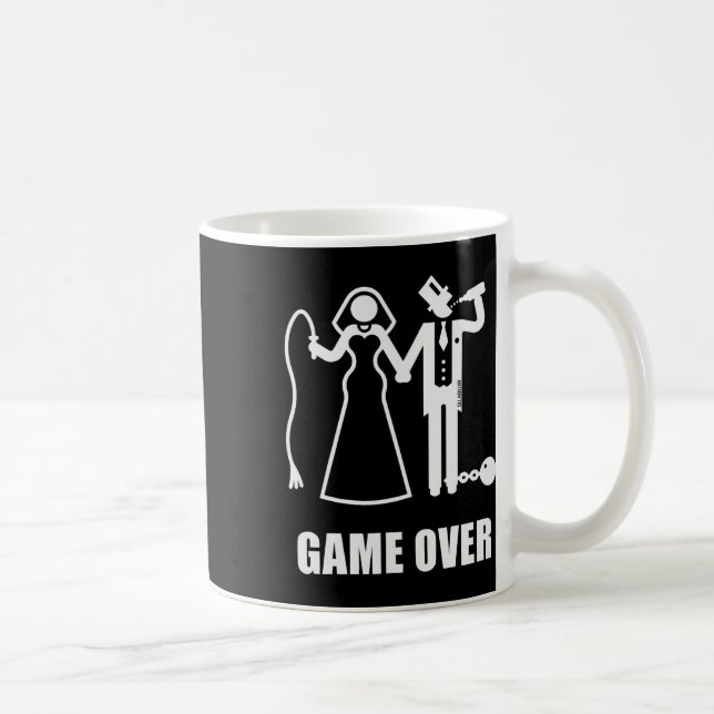 Caneca De Café Fim de Jogo (jga Noiva E Noivo Nova Cerveja Batida (Direita)