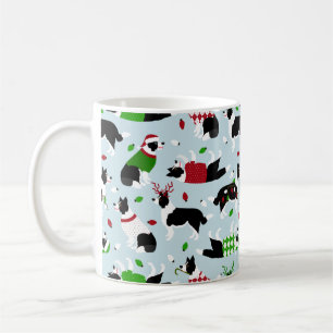 Caneca De Café Fim de Natal - Collie Coffee Mug