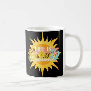Caneca De Café Fim de Semana de Chinelos de Verão