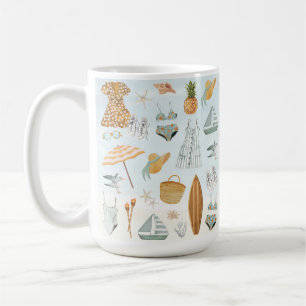 Caneca De Café Fim de semana de despedida de solteira na praia Wa