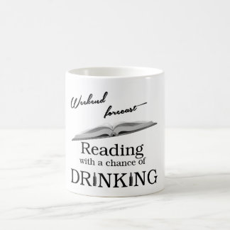 Caneca De Café Fim de semana previsto: Leitura….