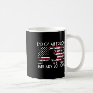 Caneca De Café Fim De Uma Inauguração De Trump Engraçada Pelo Err