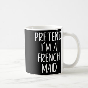 Caneca De Café Finalidade Engraçada Eu sou um falso fantoche fran