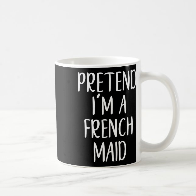 Caneca De Café Finalidade Engraçada Eu sou um falso fantoche fran (Direita)