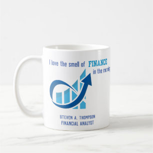 Caneca De Café Finanças Engraçadas Personalizadas
