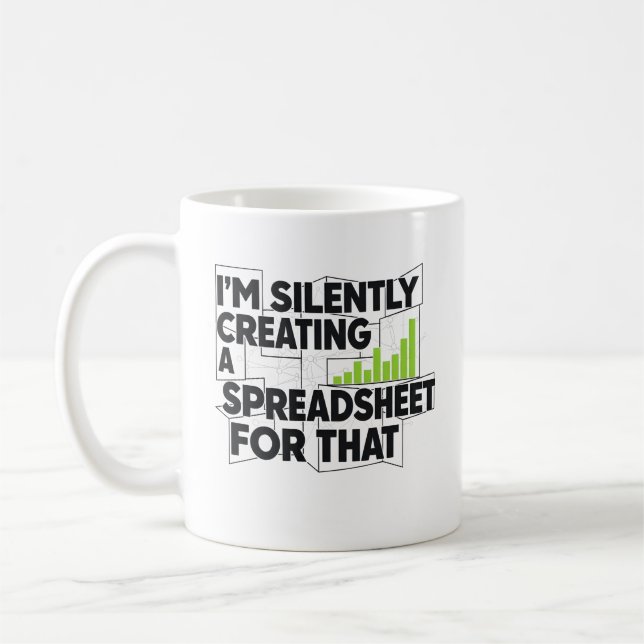 Caneca De Café Finance Growth Chart Motivational Mug (Esquerda)