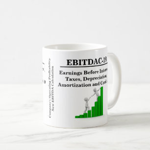 Caneca De Café Financiar Novo Cálculo de Negócios EBITDA