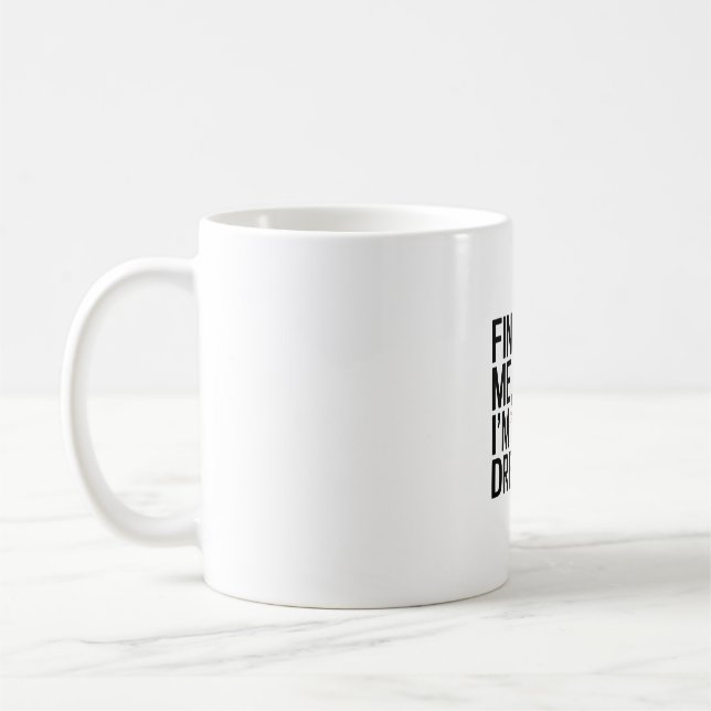 Caneca De Café Finch Me, estou sonhando (Esquerda)