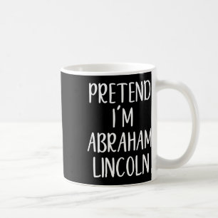 Caneca De Café Fingir Abraham Abe Lincoln Costume Halloween Simp
