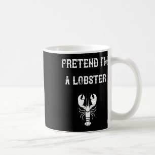 Caneca De Café Fingir que sou lagosta no último minuto, Shi.