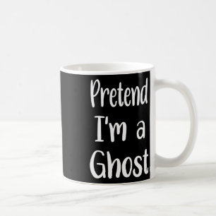 Caneca De Café Fingir que sou um fantasma fantasma no dia das bru
