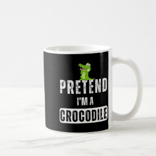 Caneca De Café Fingir que Sou um Jacaré Feriado Preguiçoso de Hal