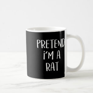 Caneca De Café Fingir que sou um Rato de Festas de Ratos