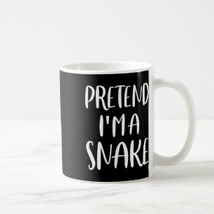 Caneca De Café Fingir que sou uma fantasia de Halloween Cobra pre