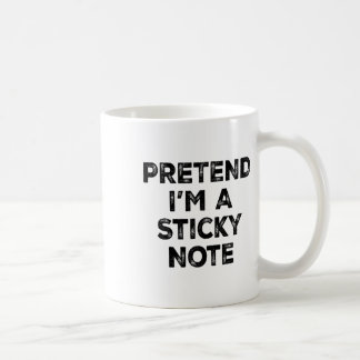 Caneca De Café Fingir que sou uma fantasia preguiçosa de Hallowee