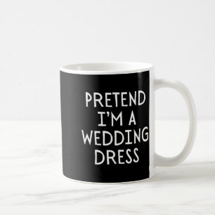 Caneca De Café Fingir Sou Um Traje De Noiva Fantasia Halloween Si