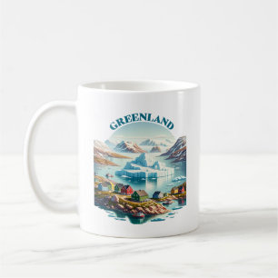 Caneca De Café fiorde da Gronelândia