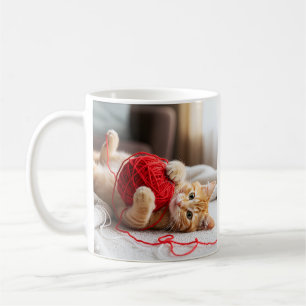 Caneca De Café Fios de Gatinho Gelado