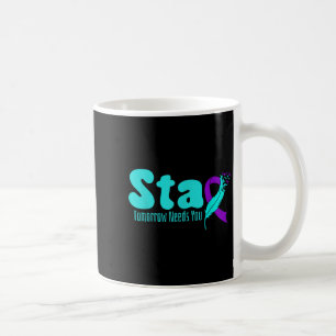 Caneca De Café Fique Amanhã Precisa De Seus Alertas De Prevenção