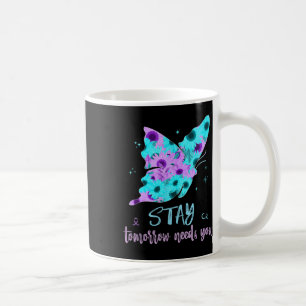 Caneca De Café Fique Amanhã Precisa De Suicídio Para Evitar A Bor