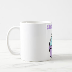 Caneca De Café Fique Assustadoramente Fofo Cupcake de Fantasma Ha