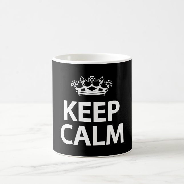 Caneca De Café Fique calmo (Centro)