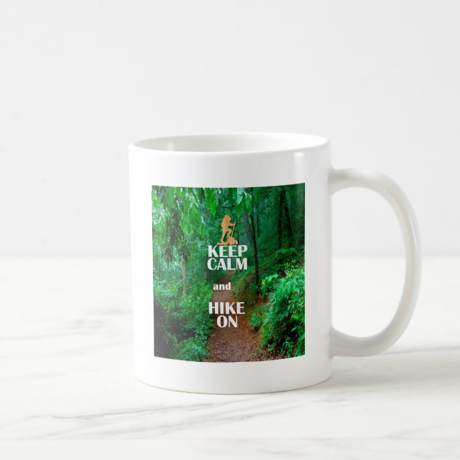 Caneca De Café Fique calmo e caminhe (Direita)