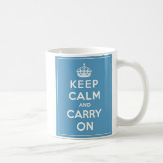 Caneca De Café Fique calmo e continue com 12 oz.caneca