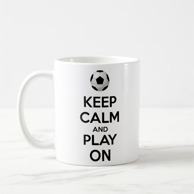 Caneca De Café Fique calmo e jogue (Esquerda)