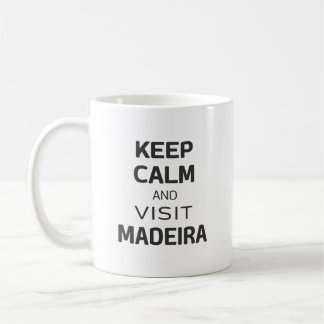 Caneca De Café Fique calmo e visite a Madeira