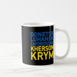 Caneca De Café Fique Com a Ucrânia Defendendo Donetsk