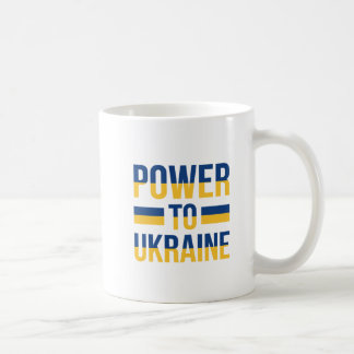 Caneca De Café Fique com a Ucrânia - Mug de Café Liberdade e Paz