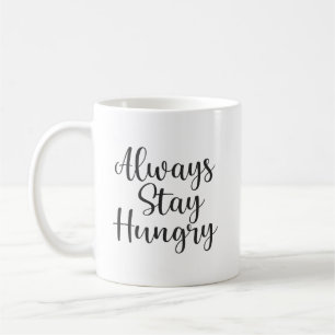 Caneca De Café Fique com fome - Motivação do sucesso do Gym Hustl