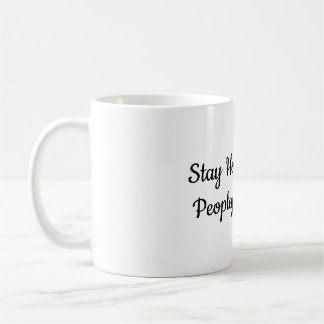 Caneca De Café Fique em Casa, Está Muito Cheio Lá Fora | Introduç