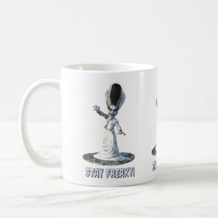 Caneca De Café Fique Esquisita! Noiva de Frankenstein
