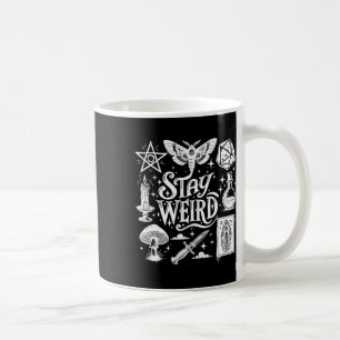 Caneca De Café Fique estranho Vibes Bruxas Vestidas Feliz