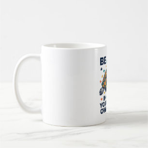 Caneca De Café Fique Feliz Na Sua Própria Camisa De Tartaruga Des