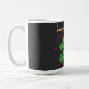 Caneca De Café Fique Hoptimista Sapo Bonito Trocadilho Sapo Engra