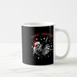 Caneca De Café Fique Natal de Guaxinim Trashy Xmas Panda Lixo Gua