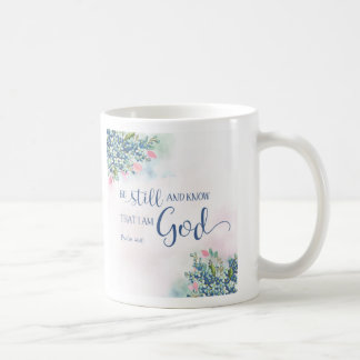 Caneca De Café Fique quieto e saiba que sou Deus, Ps 46:10