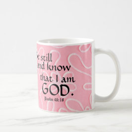 Caneca De Café Fique sabendo que eu sou Deus canja cristã