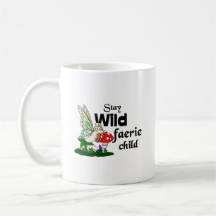 Caneca De Café Fique Selvagem Faerie Child Faerie E Mug De Coguet