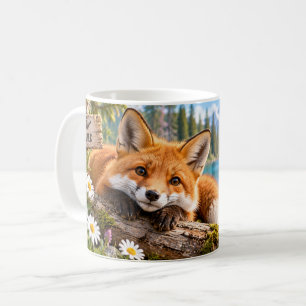Caneca De Café Fique Selvagem Fique Maravilhoso Raposa