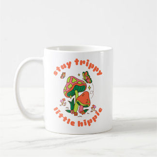 Caneca De Café Fique Trippy Hippie