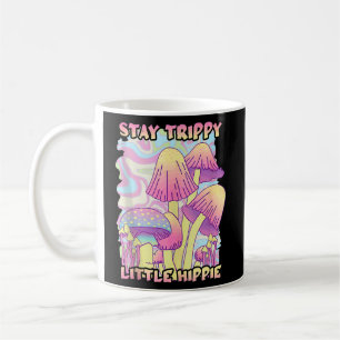 Caneca De Café Fique Trippy Hippie Psychedelic Mushroom Co