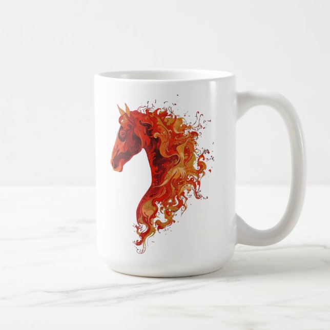Caneca De Café Fire Horse (Direita)